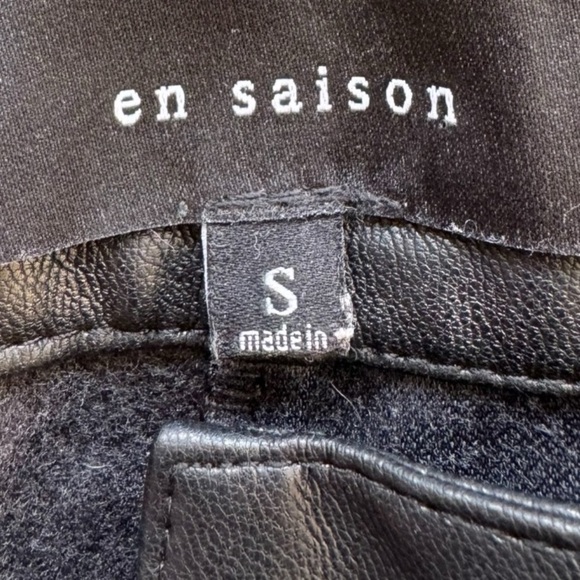 En Saison pants Chic Black  Ruffle Hem small - Picture 11 of 11